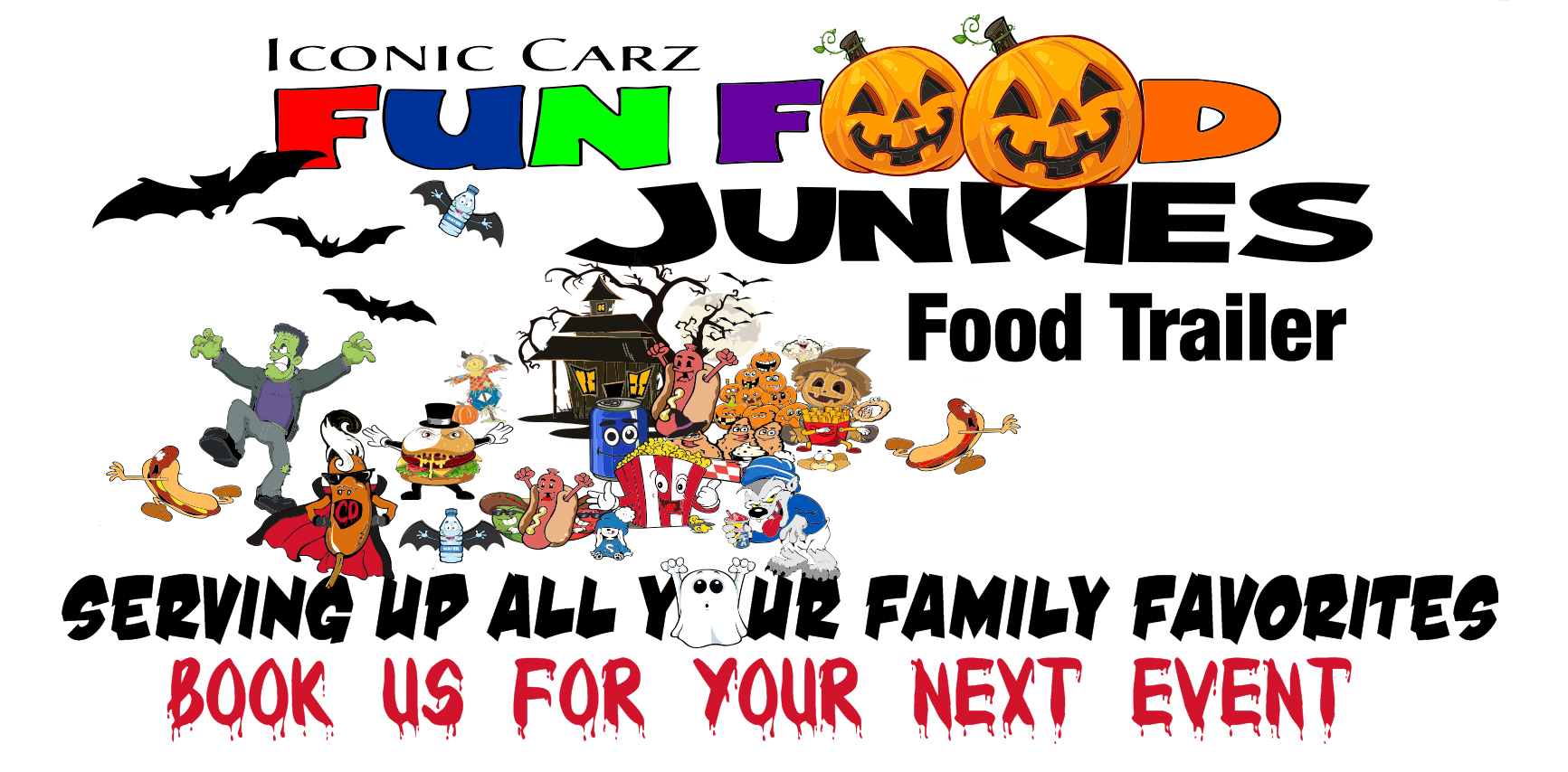 PoCo Spooky Halloween Block Party Fun Food Junkies Food Trailer